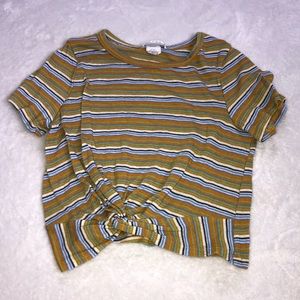 Striped knotted shirt by the brand gaze